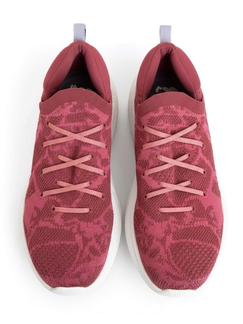 Sorel Kinetic Lace Knit Sneakers Lightweight Workout Walking Shoes Coral Pink 10